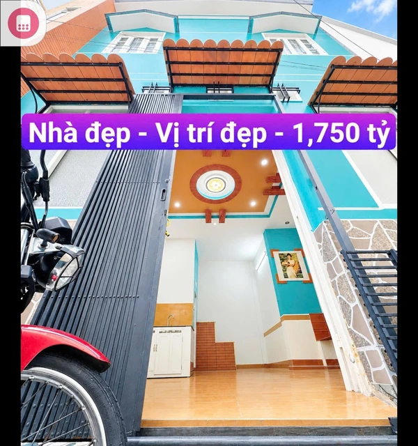 Bán nhà trệt lầu 2PN 65m² hẻm Xô Viết, Cần Thơ