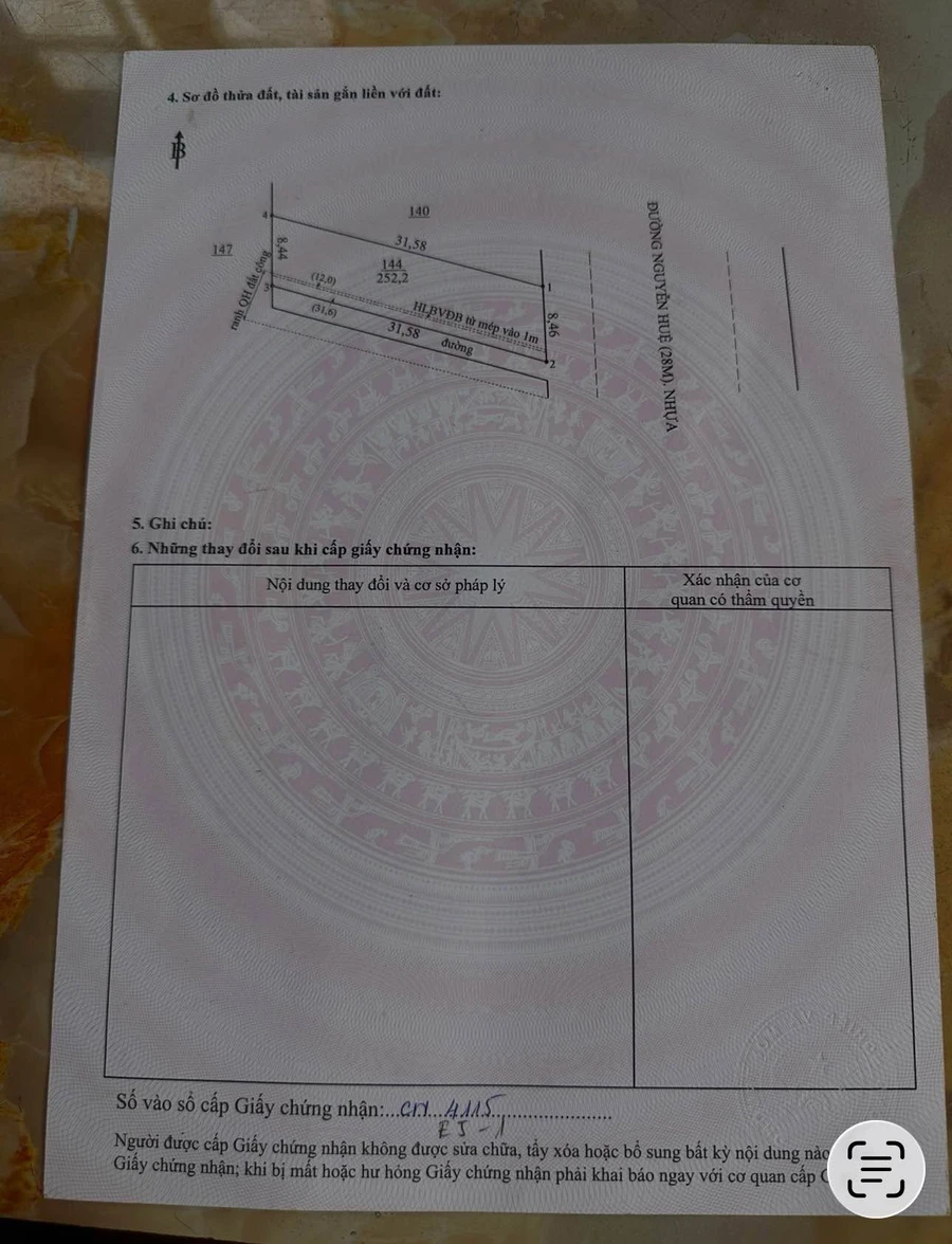 Bán đất mặt tiền Nguyễn Huệ Tân Bình 248m² giá hơn 2 tỷ - Ảnh thu nhỏ 3