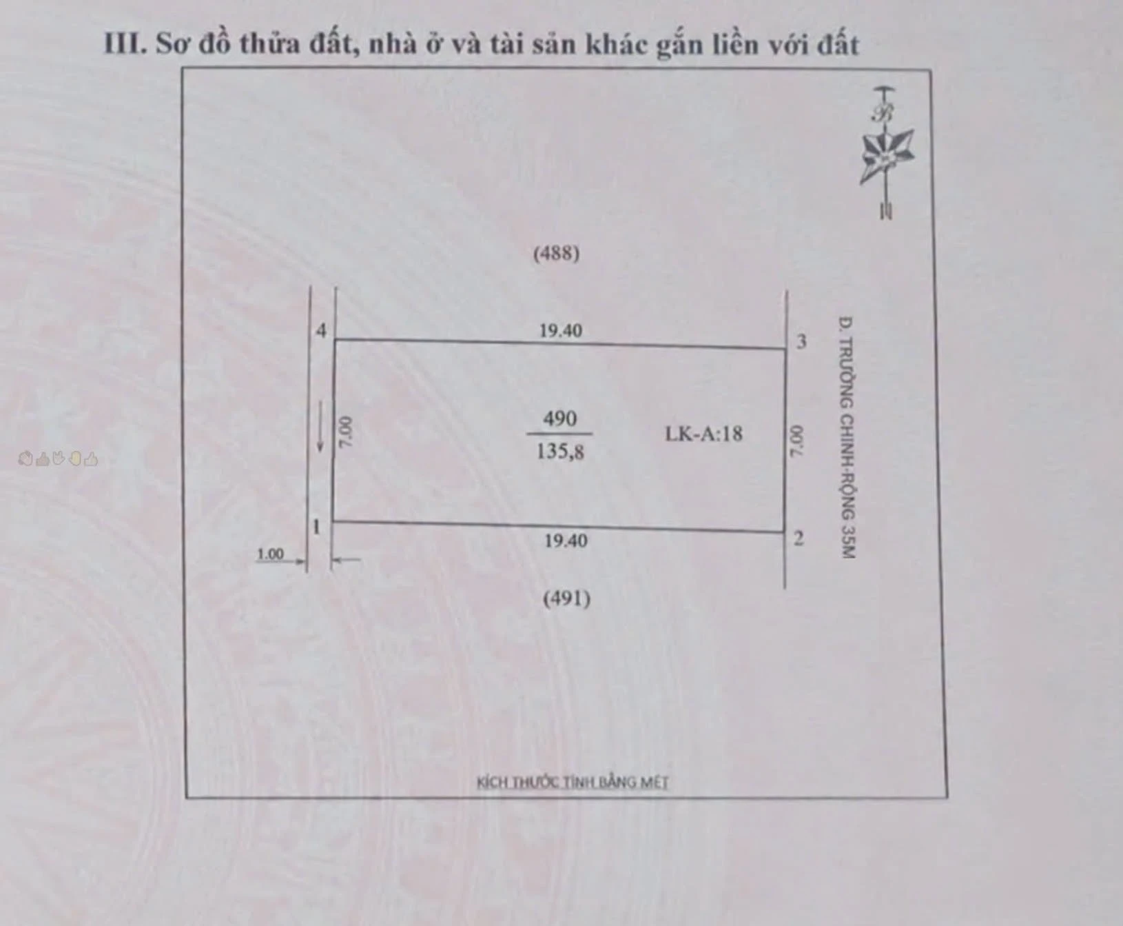 Bán đất kinh doanh 135,8m2 Trường Chinh, TP Vinh, Nghệ An - Ảnh 1