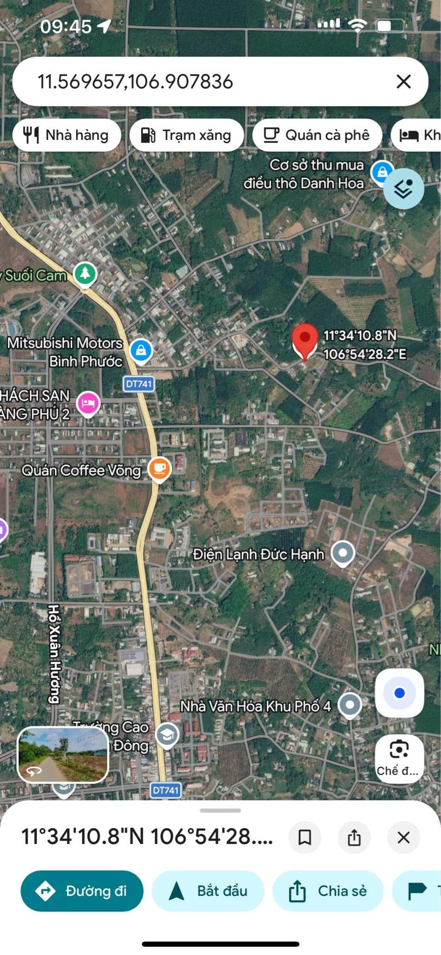 Bán đất Bình Phước 460 m² mặt tiền đường nhựa 1,2 tỷ - Ảnh 1