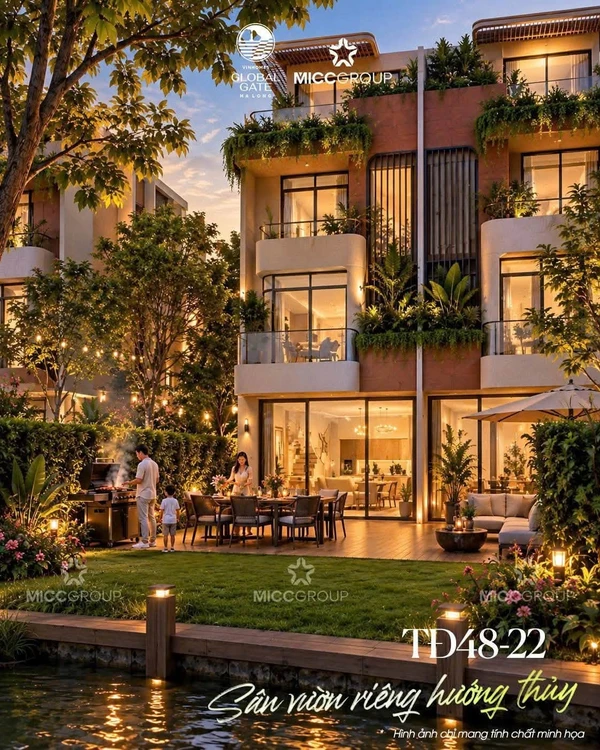 Bán biệt thự song lập 162m² sân vườn view thủy Hạ Long