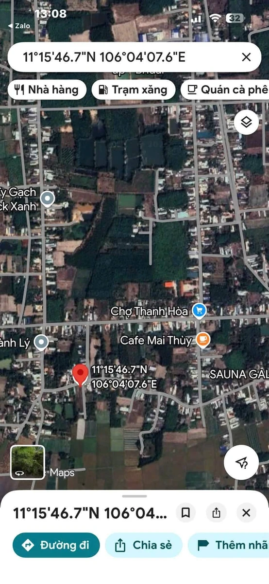 Bán đất 2 công gần chợ Thanh Hoà, Nhà Bè, 800 triệu - Ảnh thu nhỏ 3