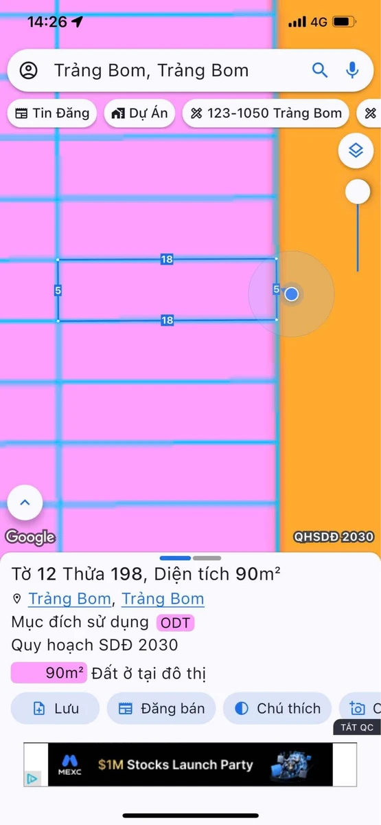Bán đất 90m² khu Hưng Thuận Quận 12 giá 1 tỷ 7 - Ảnh thu nhỏ 4