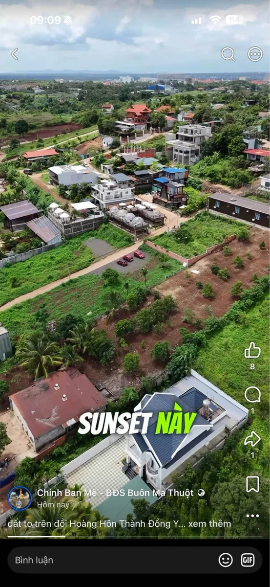 Bán đất view đồi hoàng hôn 630m² Buôn Ma Thuột 4,5 tỷ - Ảnh 1