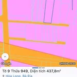 Bán đất 436m² gần chợ Hoà Long, Bà Rịa - Ảnh thu nhỏ 3