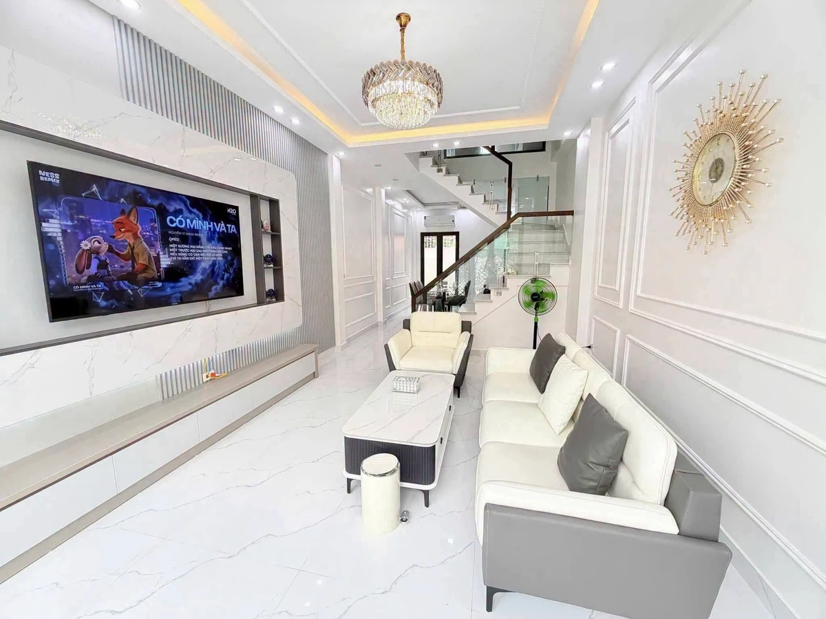 Bán nhà 4 tầng độc lập 48,5m2 full nội thất, 4 phòng ngủ, đường Hồ Đá, Sở Dầu, Hải Phòng - Ảnh thu nhỏ 2