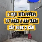 Bán nền đất 2 mặt tiền 80m2 Sư Đoàn 3 Sao Vàng 4 tỷ 250 triệu - Ảnh thu nhỏ 1