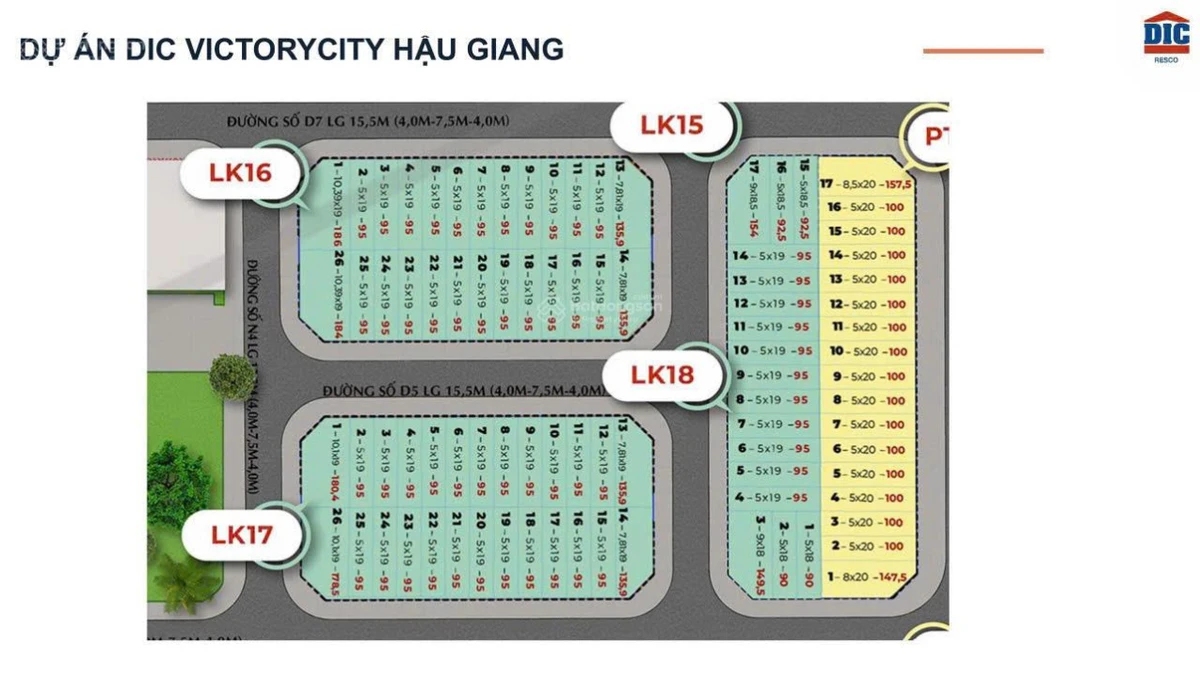 Mr. Hiếu DIC - Bán lô đất nền dự án DIC Victory City Cần Thơ 95m2 (5x19m). Giá: 12 triệu/m2 - Ảnh thu nhỏ 5