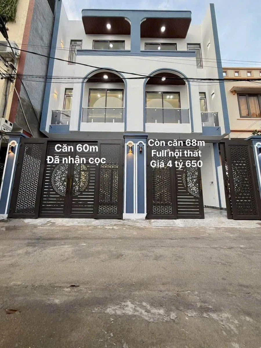 Bán nhà 3 tầng 68m² Ông Nhân, Bình Tân, 4.65 tỷ - Ảnh 1
