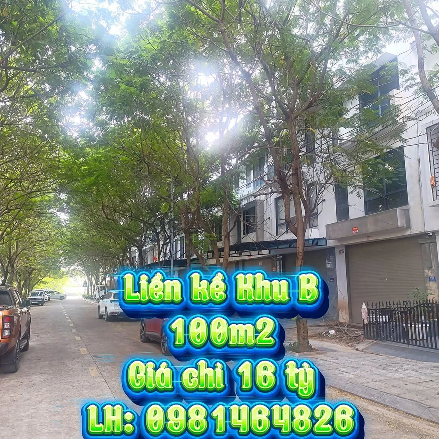 Bán liền kề 100m2 Geleximco Lê Trọng Tấn 16 tỷ - Ảnh 1
