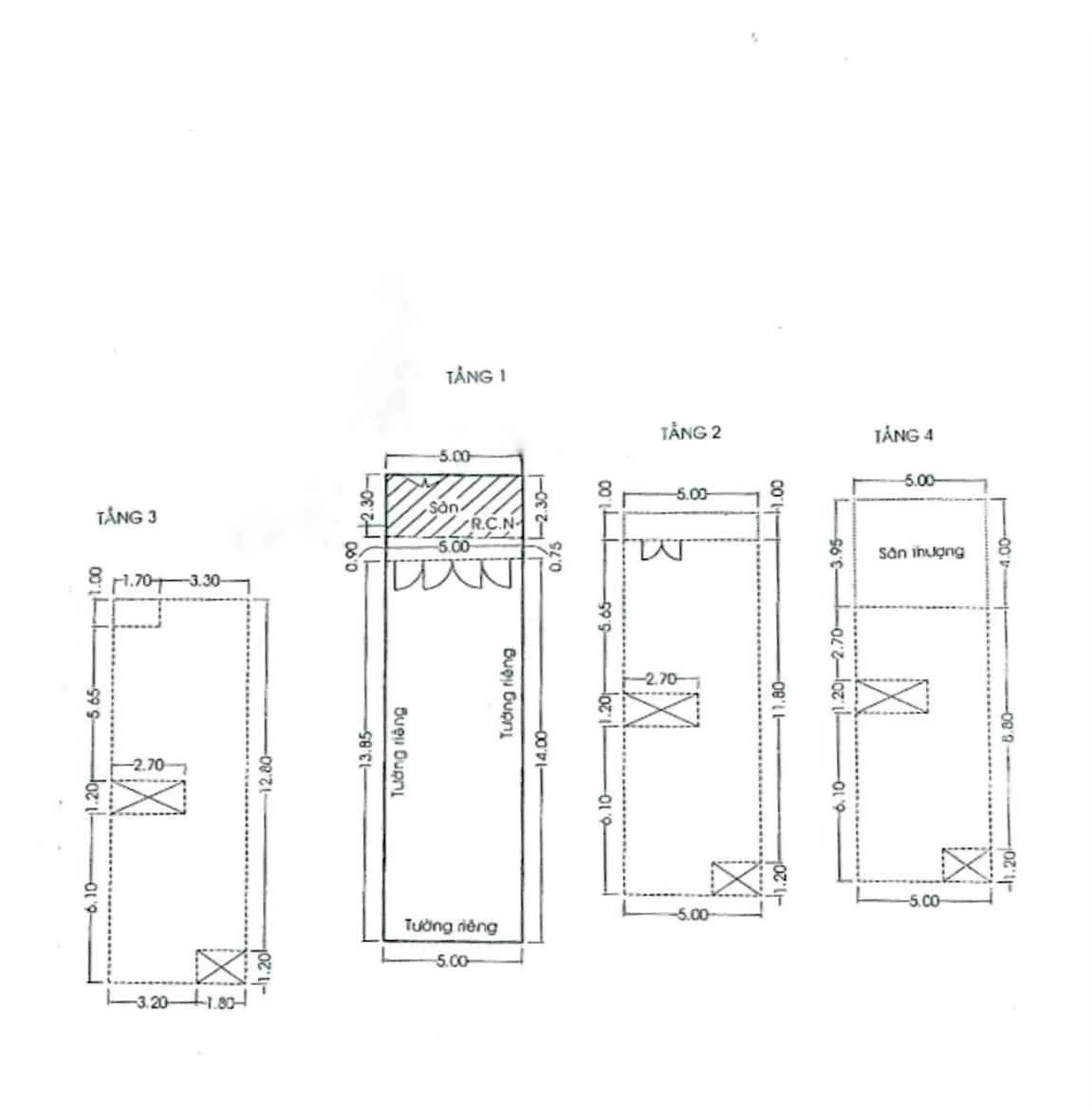 Bán nhà 4 tầng 90m2 gần 12 tỷ Phú Nhuận - Ảnh 1