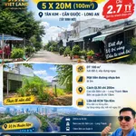 Bán nền đất SHR 100m² Tân Kim Cần Giuộc 2,7 tỷ - Ảnh thu nhỏ 1