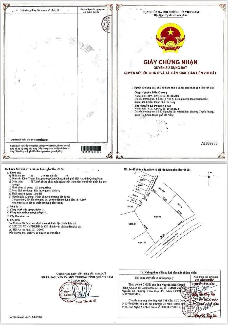 Bán đất mặt tiền Cửa Đại Hội An 2.000m² 98 tỷ - Ảnh 1