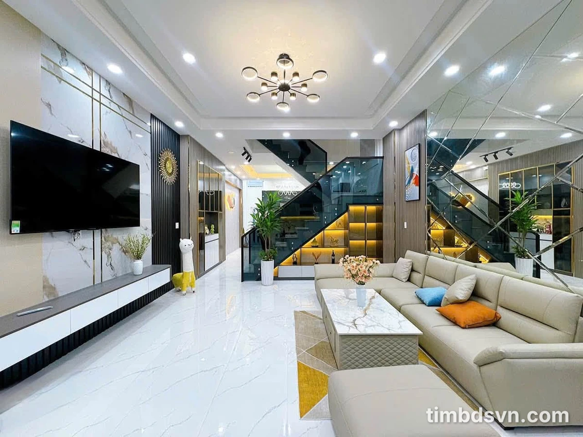 Bán nhà 1 trệt 2 lầu 200m² Cần Thơ - tặng nội thất - Ảnh thu nhỏ 3