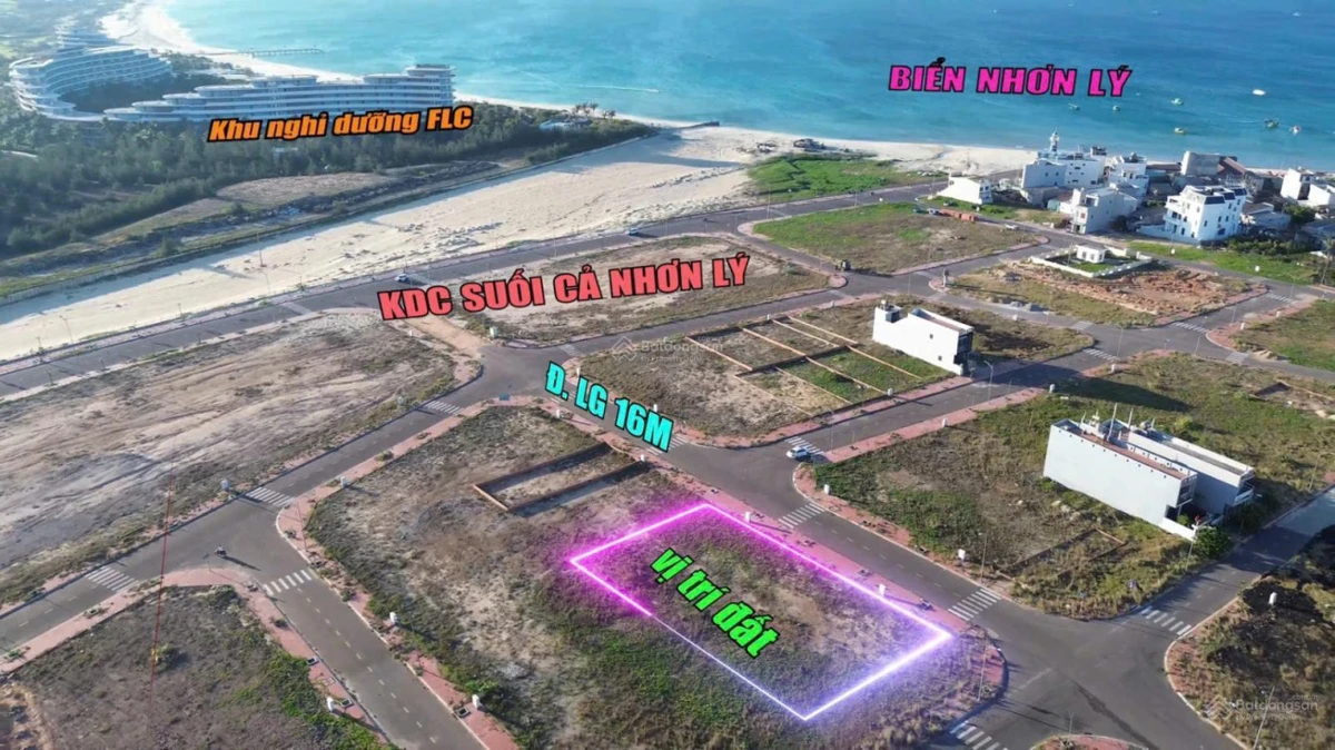 Bán lô đất thuộc khu dân cư Suối Cả, ven biển Nhơn Lý. Diện tích 105m2. Giá bán 1 tỉ 980 triệu - Ảnh thu nhỏ 2