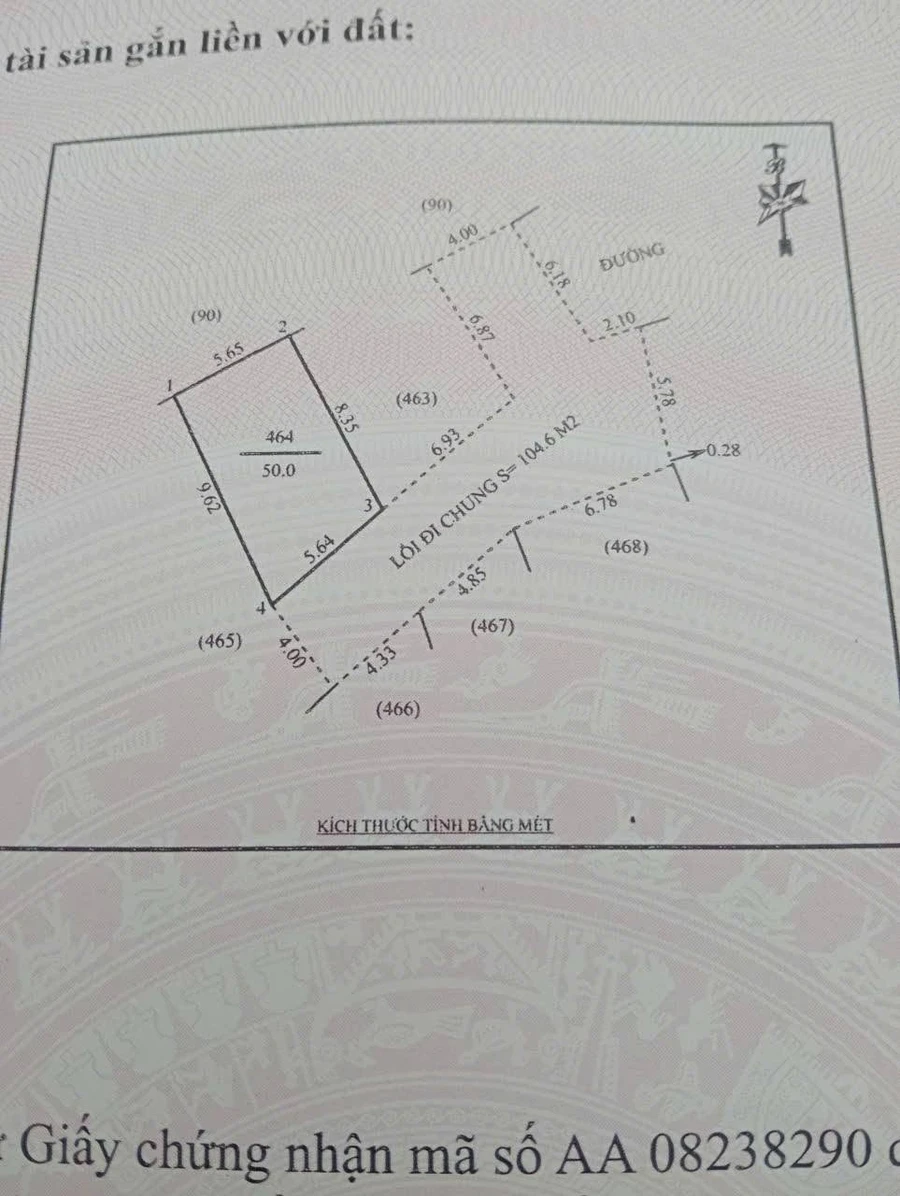 Bán đất 50m² Đông Vĩnh 1 tỷ mặt tiền 5,65m Quận 7 - Ảnh thu nhỏ 2