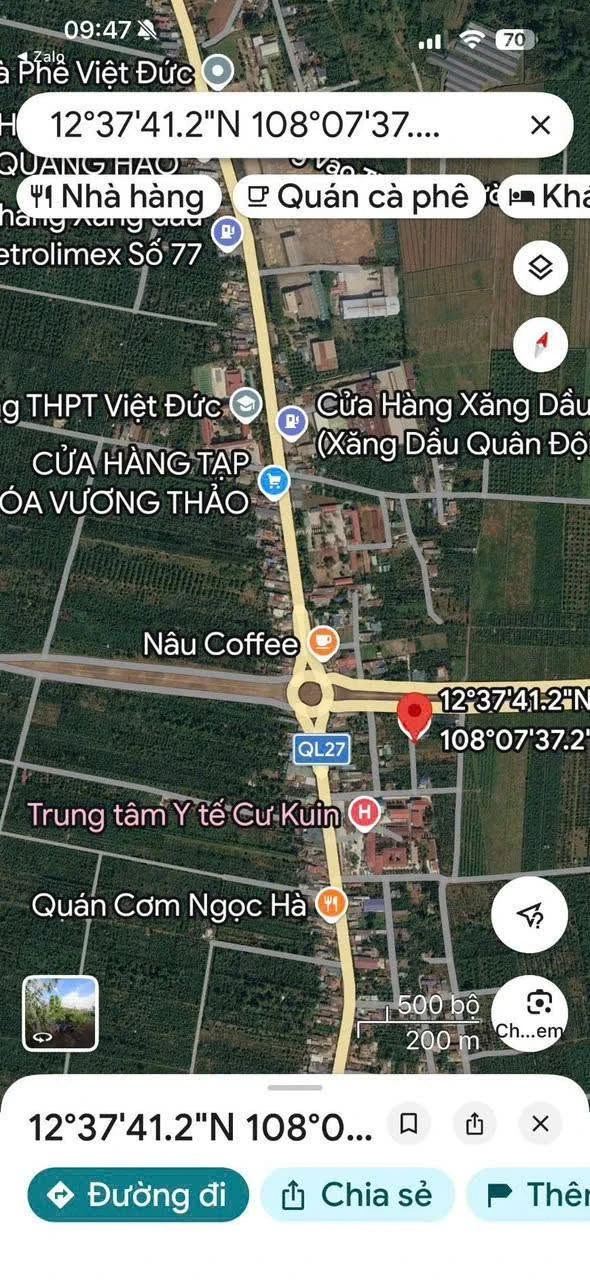 Bán lô đất hẻm cấp 1 đường Hồ Chí Minh, 67m2, giá 1,715 tỷ tại Cư Kuin - Ảnh 1
