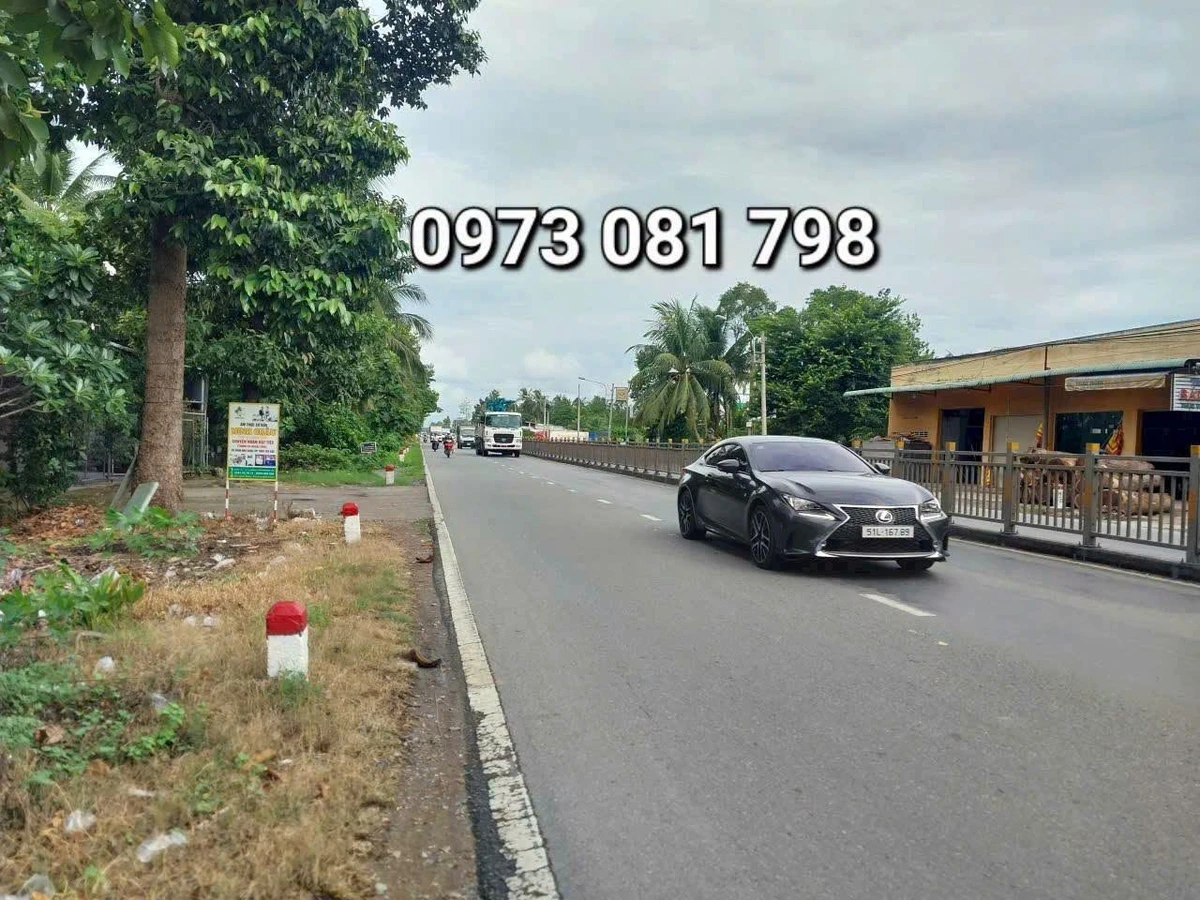 Bán thửa đất mặt tiền QL60, 147 m², Bến Tre, 900 triệu - Ảnh 1