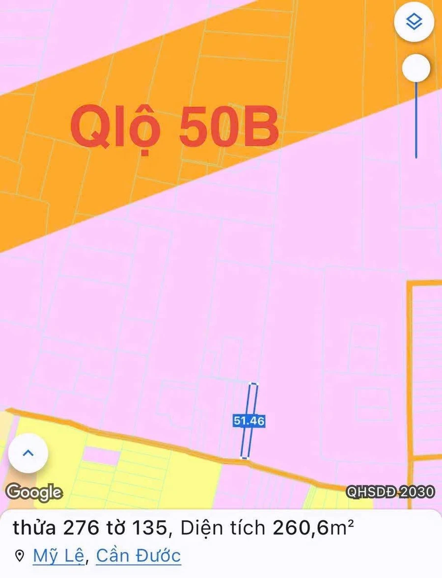 Bán lô đất thổ cư 256,9m2 mặt tiền Nguyễn Văn Lãnh, Long An - Ảnh thu nhỏ 3