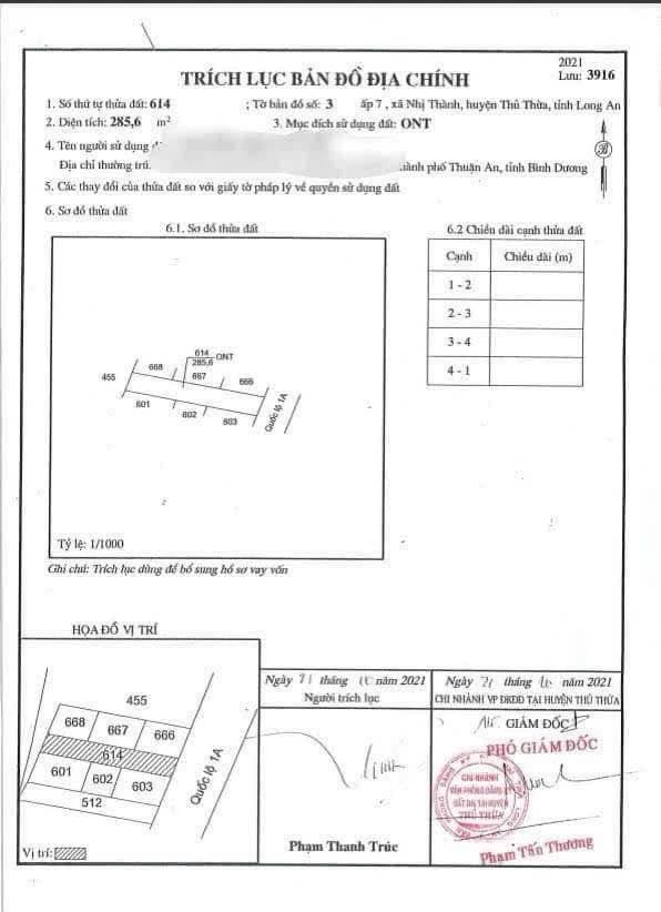 Bán đất thổ cư mặt tiền Quốc lộ 1A 285m² Long An - Ảnh thu nhỏ 3