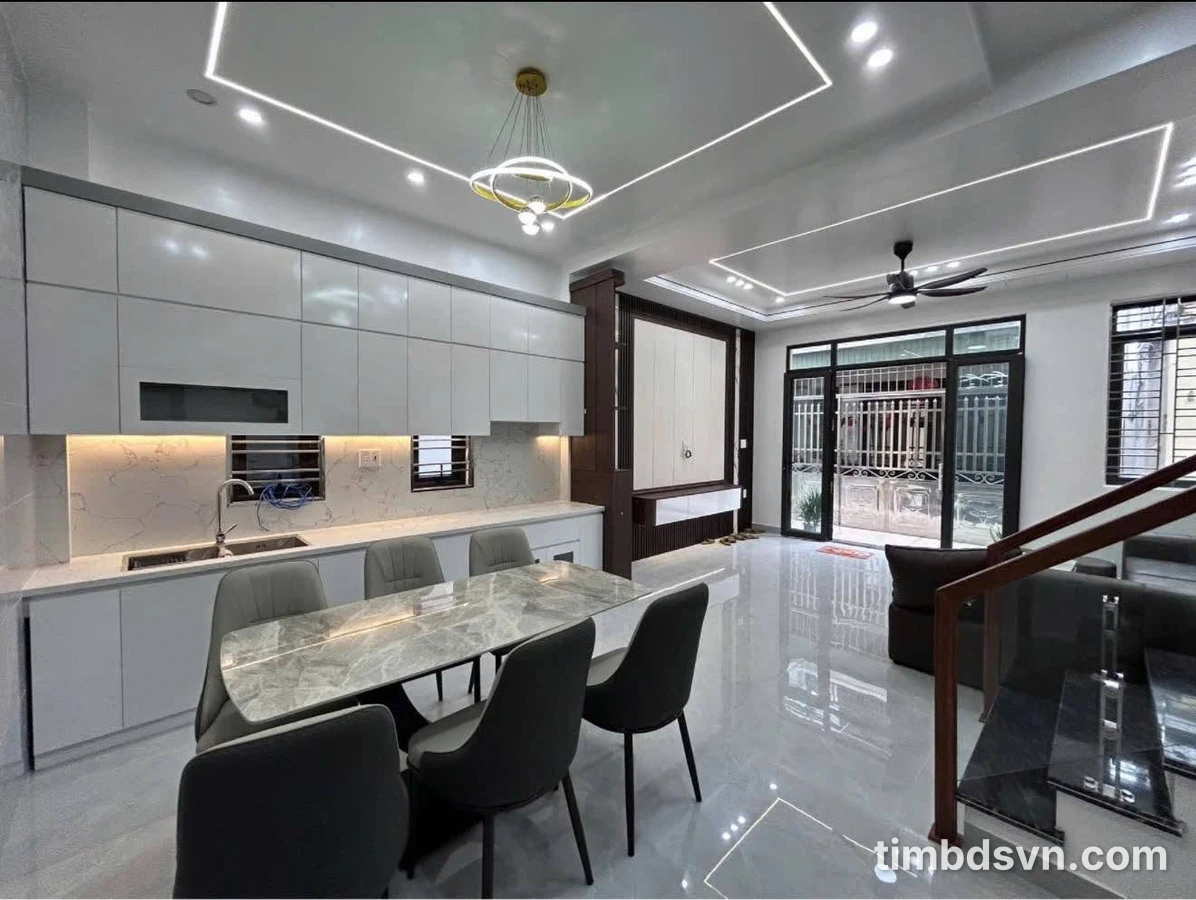 Bán dãy nhà 4 tầng 44m² Đà Nẵng gần TĐC Vườn Mơ - Ảnh thu nhỏ 4