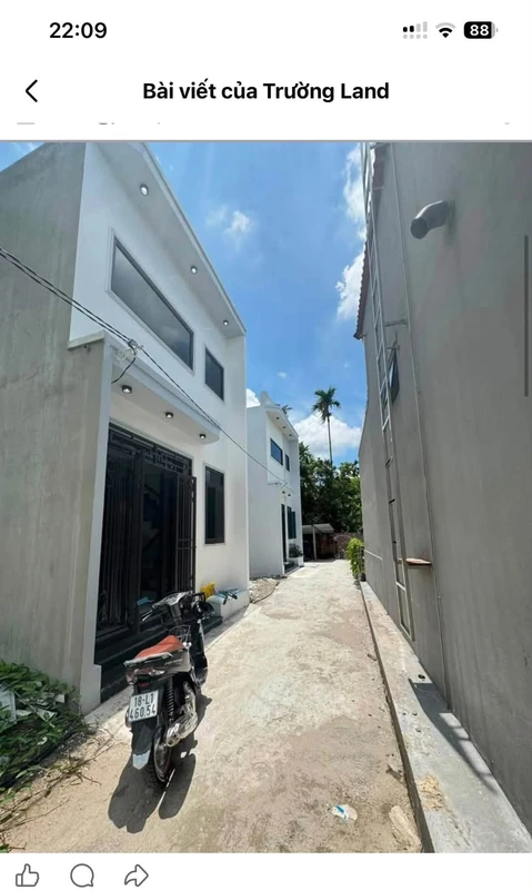 Bán nhà 2 tầng mái bằng 55m2 tại Nhu Kiều, Quốc Tuấn, An Dương, Hải Phòng