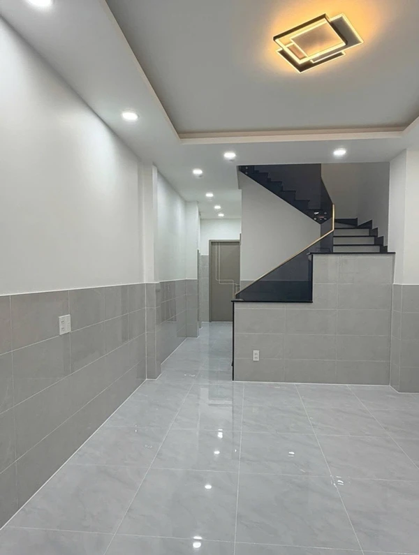Bán nhà mới 2 tầng 42m2, 3PN, hẻm xe hơi đường Nơ Trang Long, Bình Thạnh
