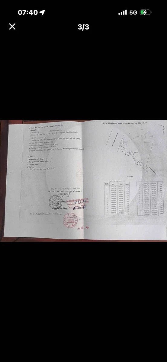 Bán đất 1,4 ha mặt tiền đường 65, Đồng Phú, Bình Phước - Ảnh thu nhỏ 3