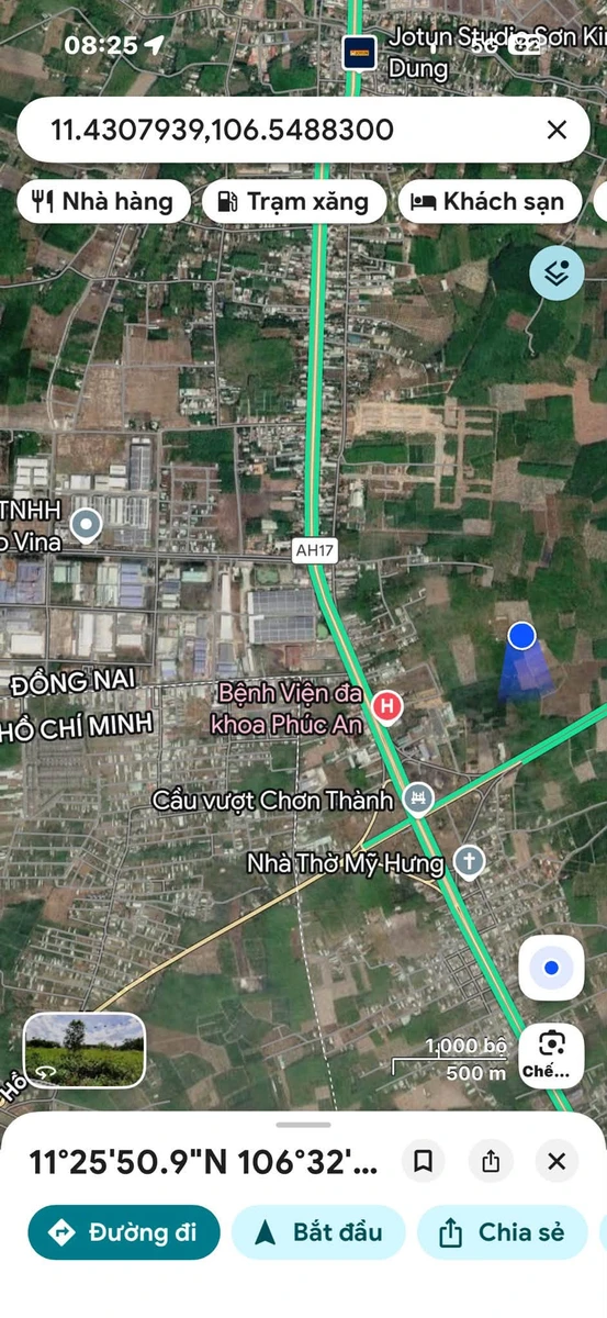 Bán đất 5000m² gần KCN Chơn Thành, giá trên 500 triệu - Ảnh 1