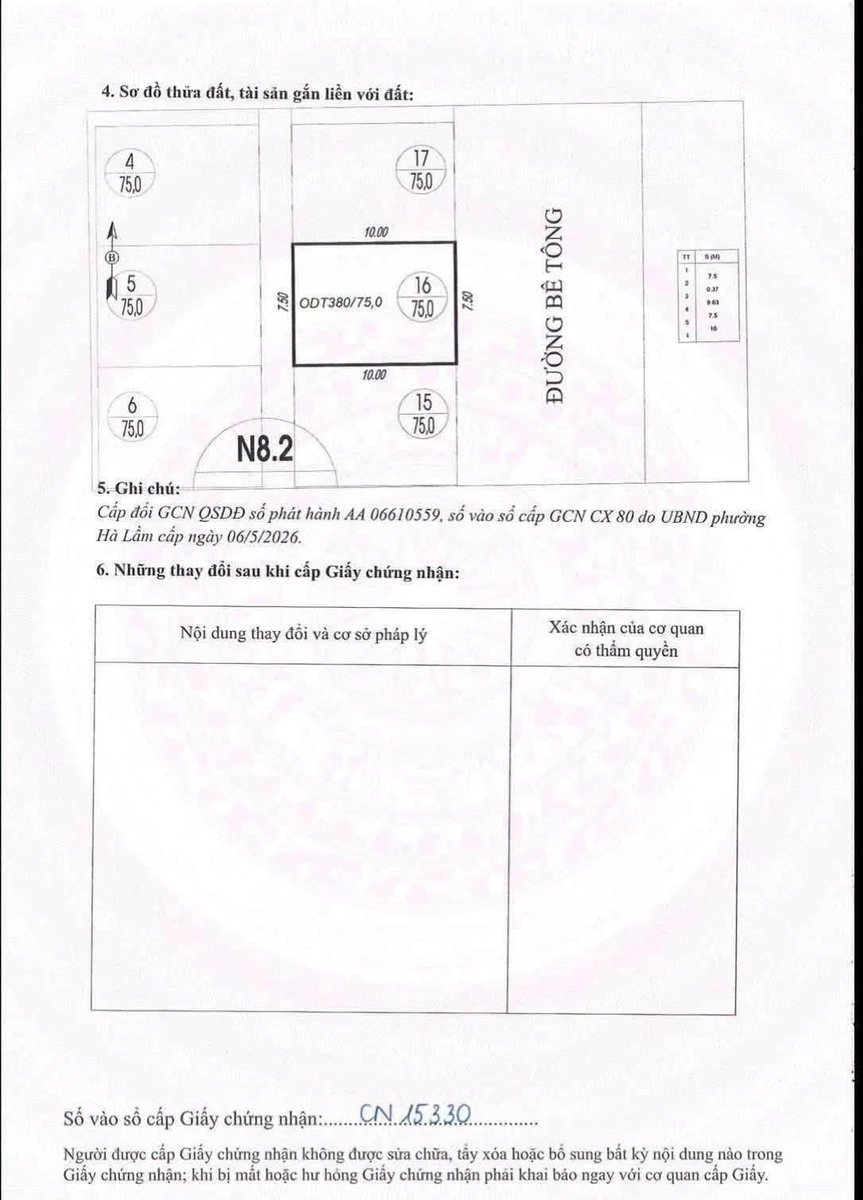 Bán ô đất 75m² Cao Thắng Quận 12 - Ảnh thu nhỏ 3