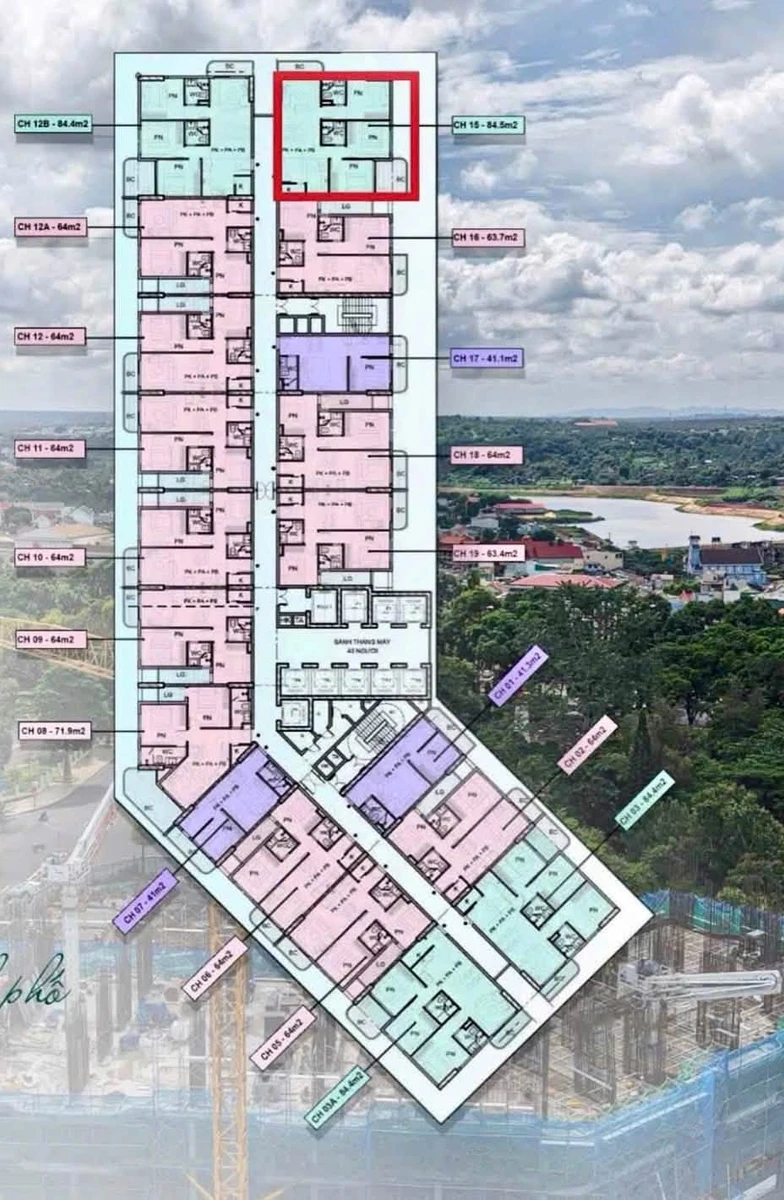 Bán căn hộ 3PN 85m² EcoPalace Buôn Ma Thuột - Ảnh 1