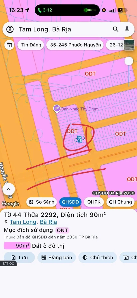 Bán đất nền 5x18m Bà Rịa 2 tỷ - Ảnh thu nhỏ 5
