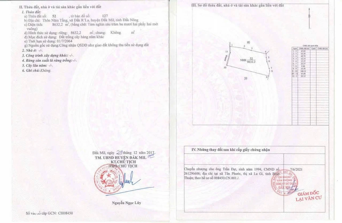 Bán lô đất 19.560 m² xã Đăk R'la Đắk Nông 750 triệu - Ảnh thu nhỏ 2