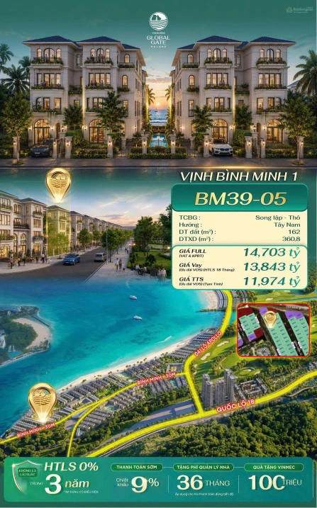 Biệt thự song lập 162m2 Hạ Long Xanh, chỉ 8,38 tỷ sau áp voucher 30% - Ảnh 1