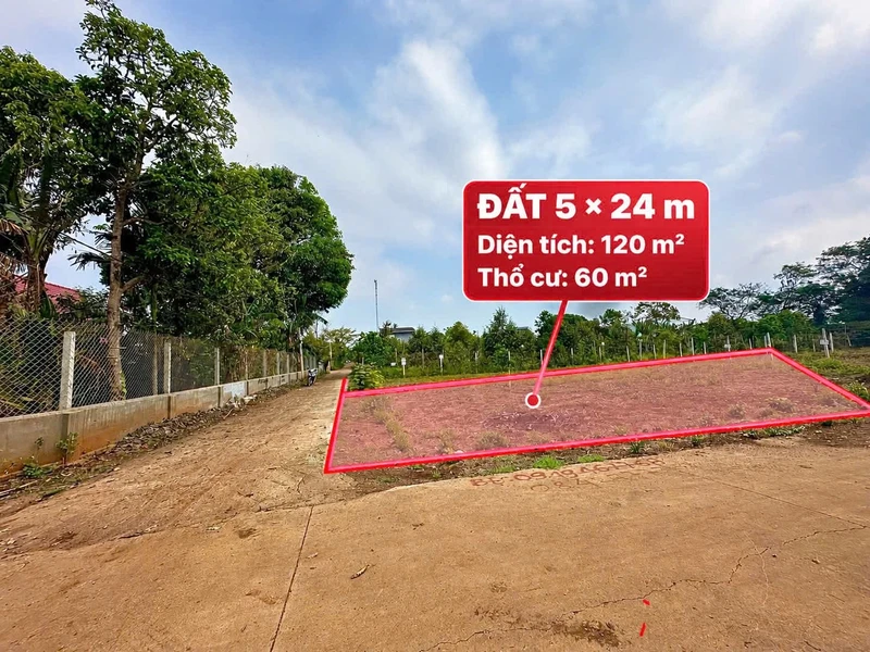 Bán đất Ea Nao A 120m² có 60m² thổ cư 1,79 tỷ