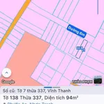 Bán đất thổ cư 94m2 ấp Hòa Bình, xã Vĩnh Thanh, giá 1,6 tỷ - Ảnh thu nhỏ 1