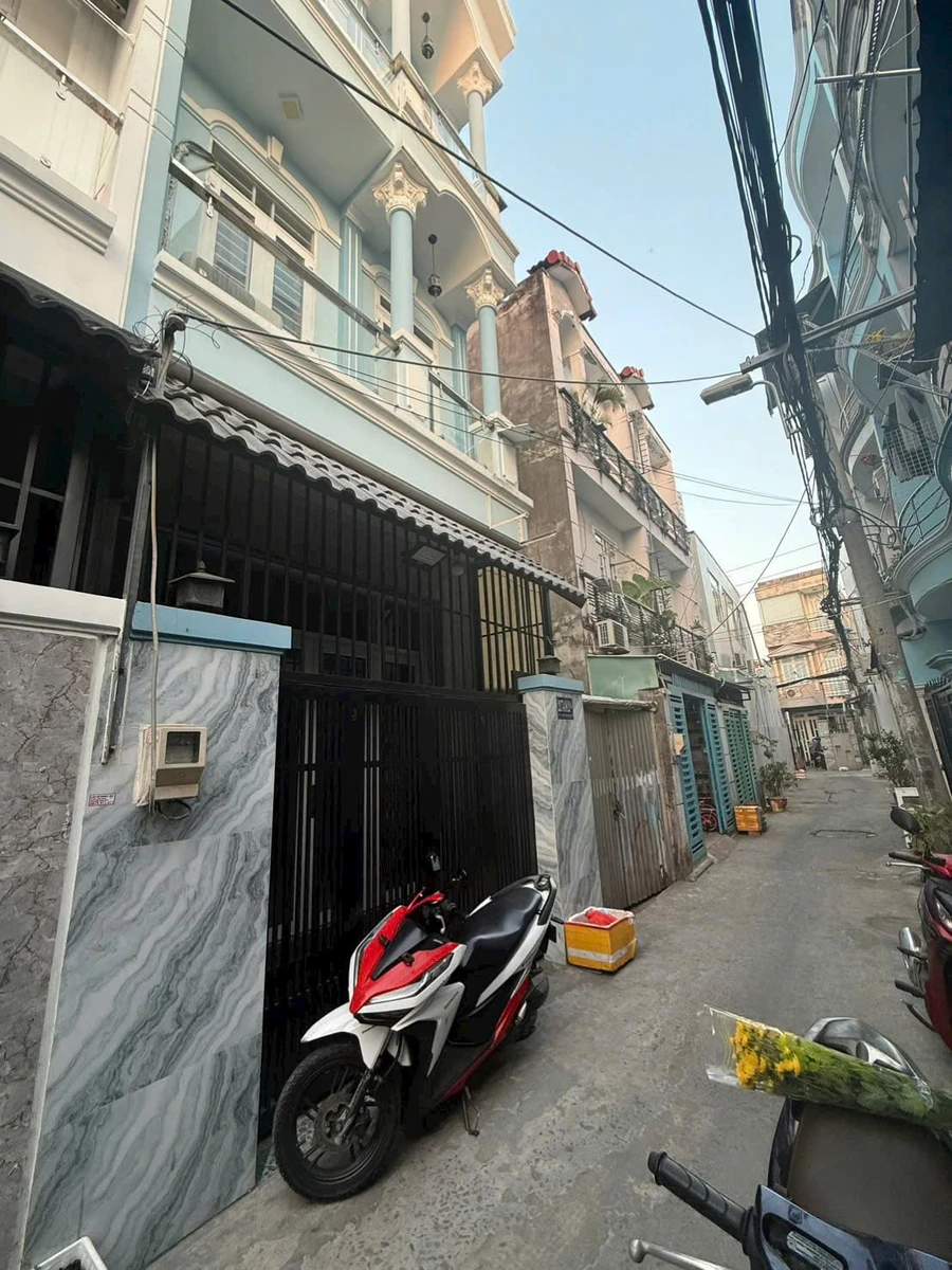 Cho thuê nhà nguyên căn 1 trệt 2 lầu 4PN 44m2 Huỳnh Tấn Phát, Nhà Bè - 10 triệu/tháng - Ảnh thu nhỏ 2