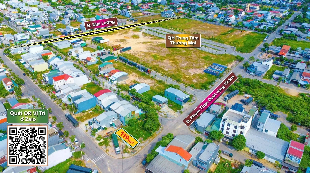 Bán đất mặt tiền Phạm Thuận Duật Huế 119m² kinh doanh cao - Ảnh 1