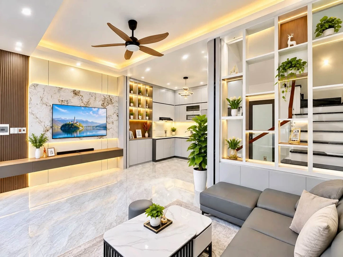 Bán nhà 4 tầng 46m² mặt tiền 7m Lê Chân Quận 12 2.9 tỷ - Ảnh 1