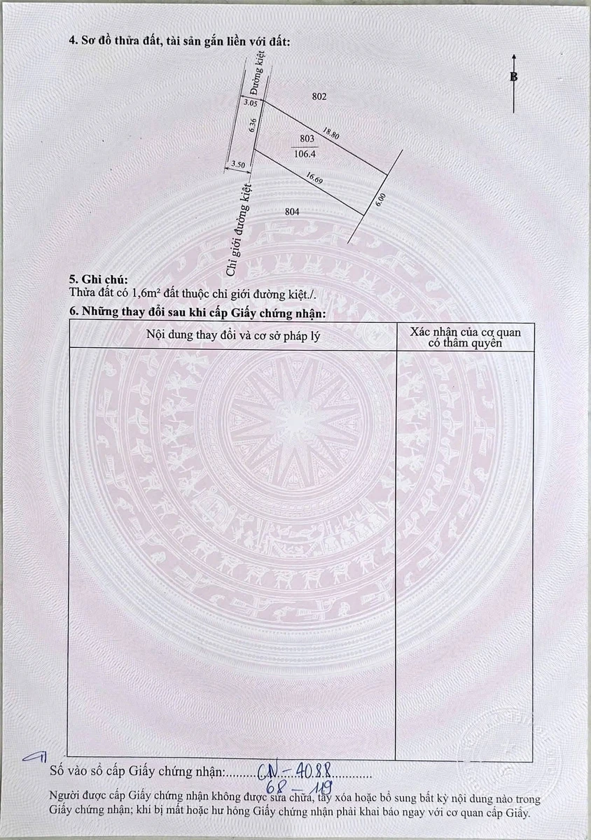 Bán đất kiệt ô tô Minh Mạng Huế 106m² 1,5 tỷ - Ảnh thu nhỏ 5