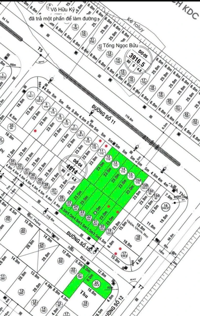 Bán lô đất 115m2 Khu dân cư Núi Mồ Côi, Nhơn Phú - Ảnh thu nhỏ 2