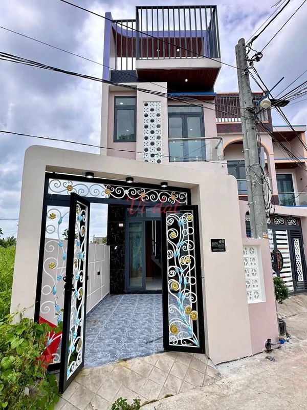 Bán nhà 1 trệt 1 lầu 51,7m² 2PN xã Phước Lý, Cần Giuộc, Long An giá 1,5 tỷ