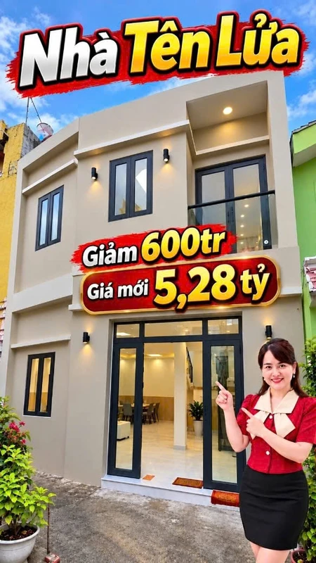 Bán nhà mặt tiền Tên Lửa, Bình Tân, 6x8.5m, 5.28 tỷ