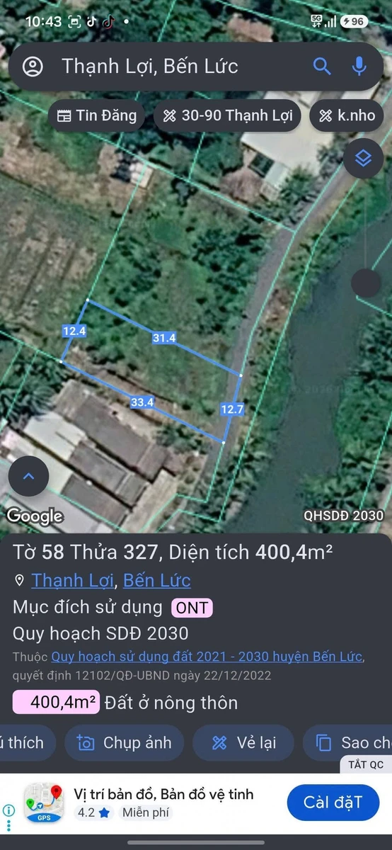 Bán lô thổ vườn 1320m² Bến Lức, Long An - Ảnh 1