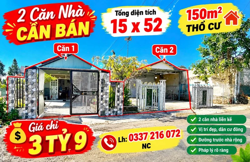 Bán nhà liền kề 789m² Lê Phụng Hiểu, Bảo Lộc
