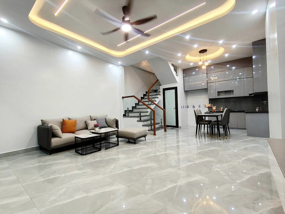 Bán nhà 4 tầng 47m² Thiên Lôi gần Aeon Mall 3,45 tỷ - Ảnh 1