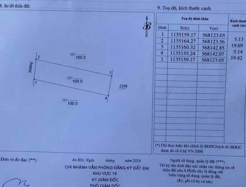 Bán nền mặt tiền 100m² Hẻm Sân Bia gần Cầu Bản - Ảnh thu nhỏ 3