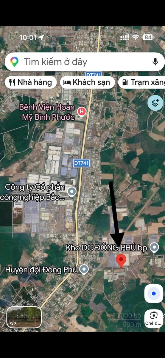 Bán đất 1ha6 mặt tiền 78m KCN Bắc Đồng Phú Đồng Nai 20 tỷ - Ảnh 1