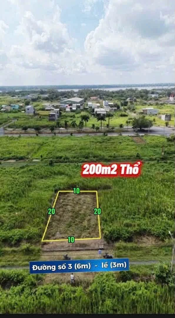 Bán nền biệt thự 200m2 Khu đô thị Phước Đông, Long An - Ảnh thu nhỏ 2