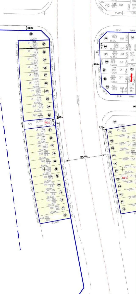 Bán 2 nền liền kề Bến Lức, 200m², mặt tiền Nguyễn Văn Tiếp - Ảnh thu nhỏ 3